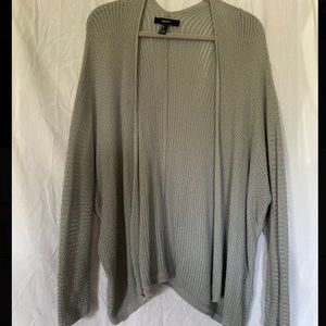 Forever 21 Thin Knitted Gray Cardigan